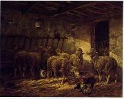 unknow artist Sheep 173 oil painting reproduction